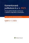 Komentovan judikatura k a. s. 2023